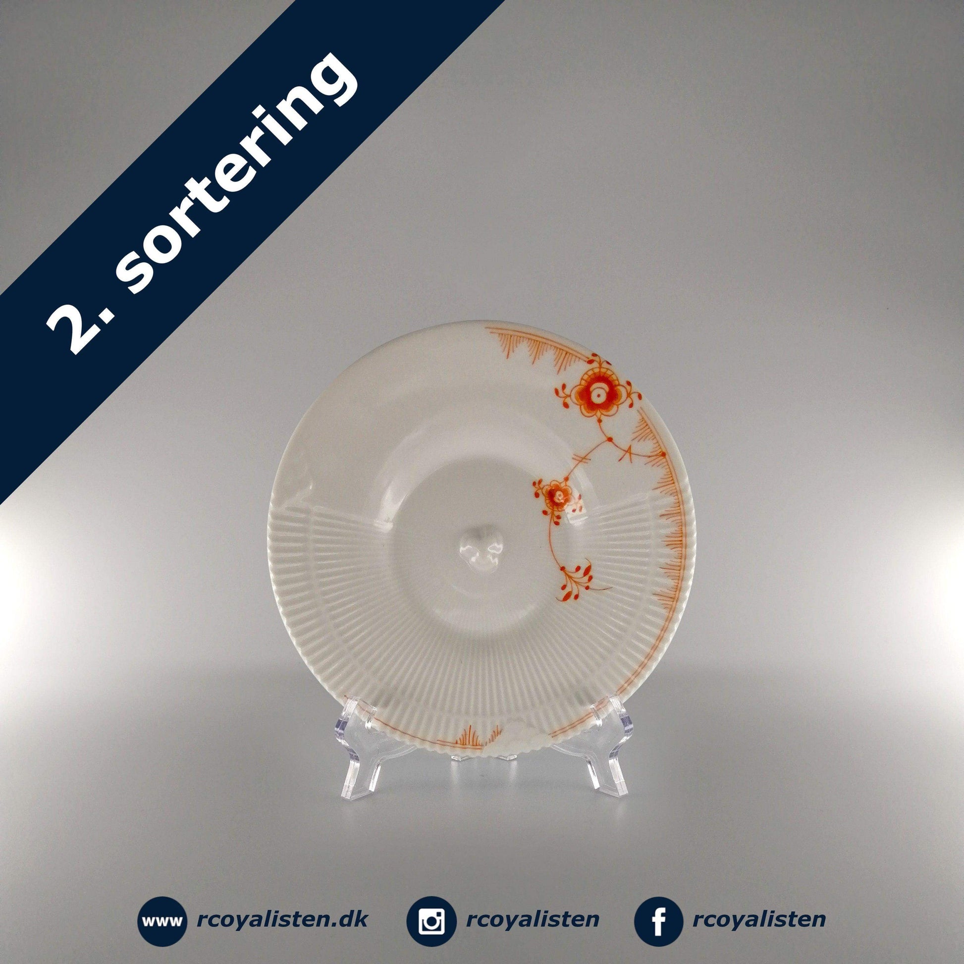 Royal Copenhagen Multifarvet Elements Tangerine Underkop (17 cm) - RCoyalisten.dk