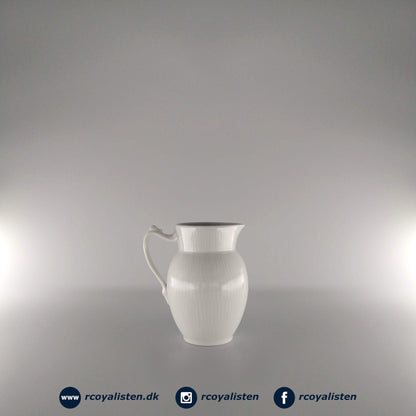 Hvid Riflet Kande (12 cm / 38 cl) - RCoyalisten.dk