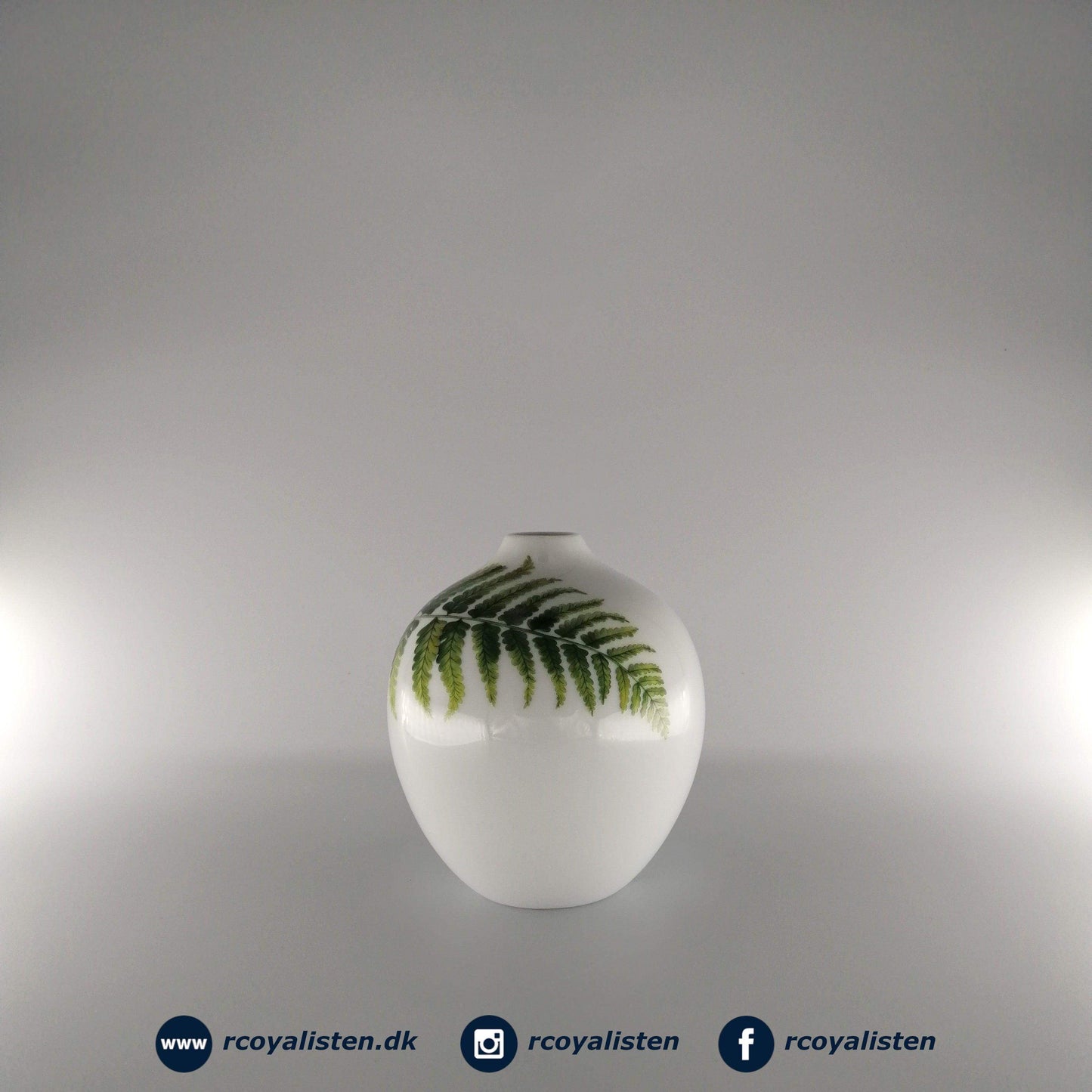 Royal Copenhagen Påske Vase (13 cm) - Bregne - RCoyalisten.dk