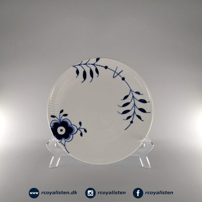 Blå Mega Riflet Coupe Tallerken (19 cm) - RCoyalisten.dk