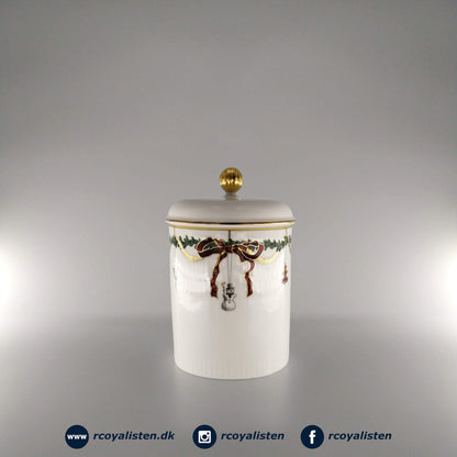 Royal Copenhagen ​Stjerne Riflet Jul Krukke med Låg (16 cm / 75 cl) - RCoyalisten.dk