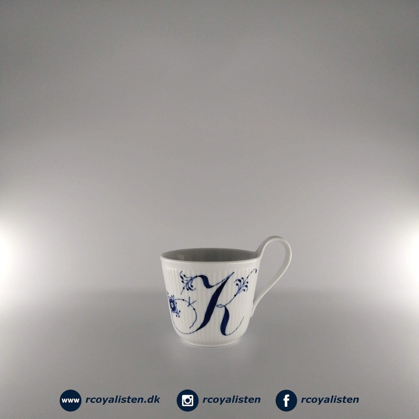Royal Copenhagen Alfabet Kollektion Alfabet Krus (33 cl) - K - RCoyalisten.dk