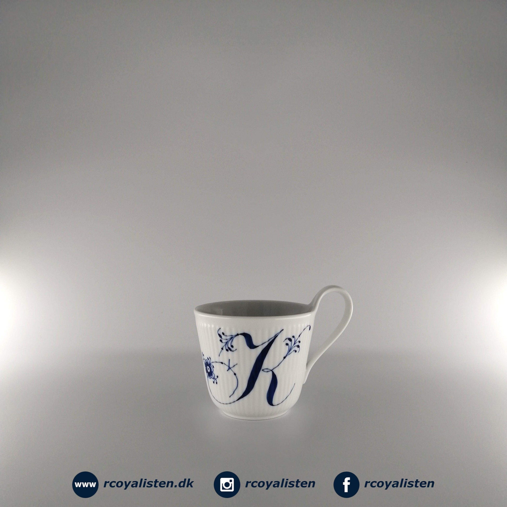 Royal Copenhagen Alfabet Kollektion Alfabet Krus (33 cl) - K - RCoyalisten.dk
