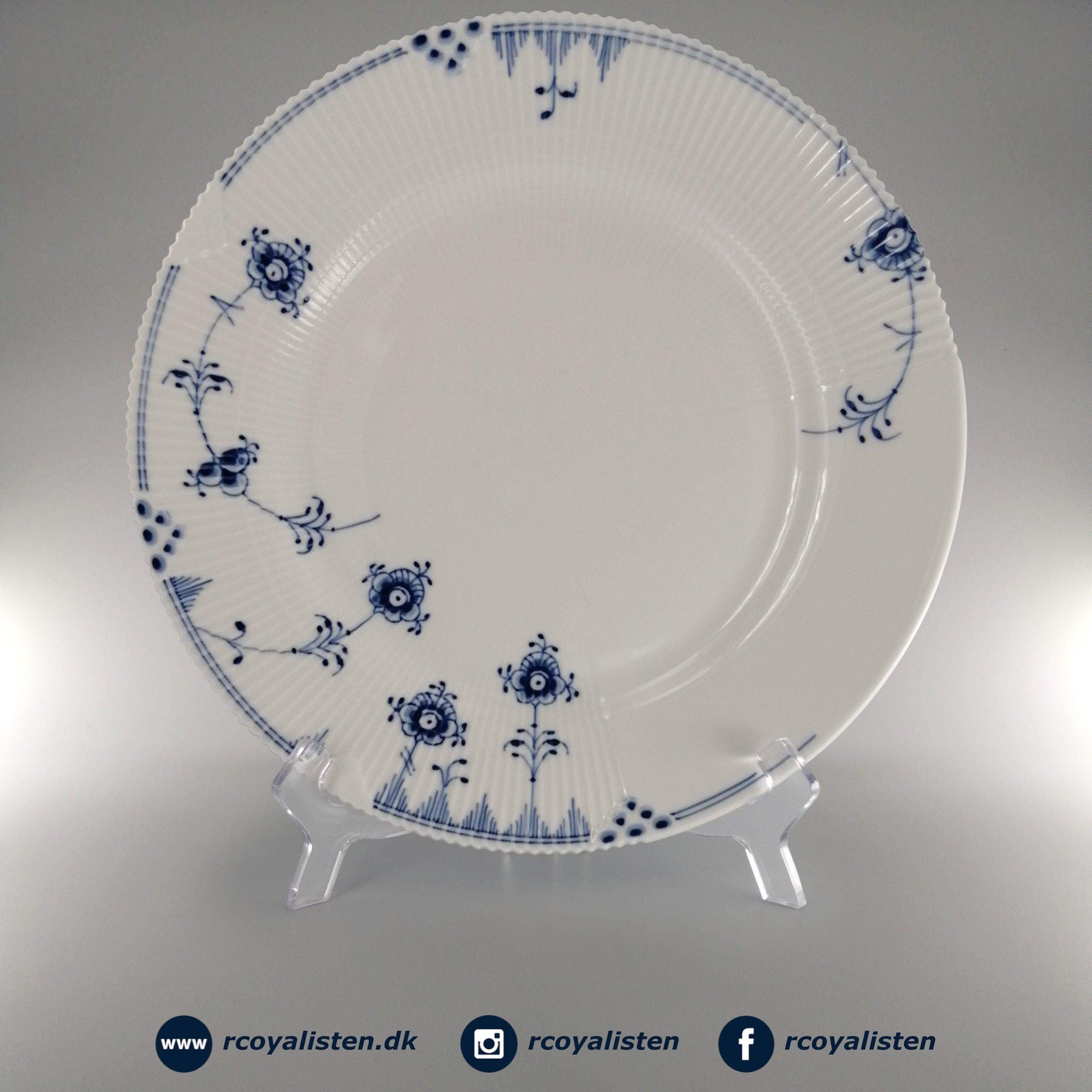 Royal Copenhagen Blå Elements Tallerken (28 cm) - RCoyalisten.dk