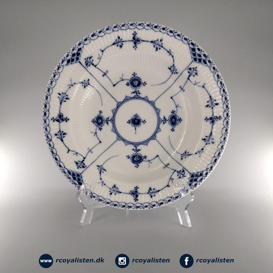 Royal Copenhagen Musselmalet Halvblonde Dyb Tallerken (25 cm) - RCoyalisten.dk