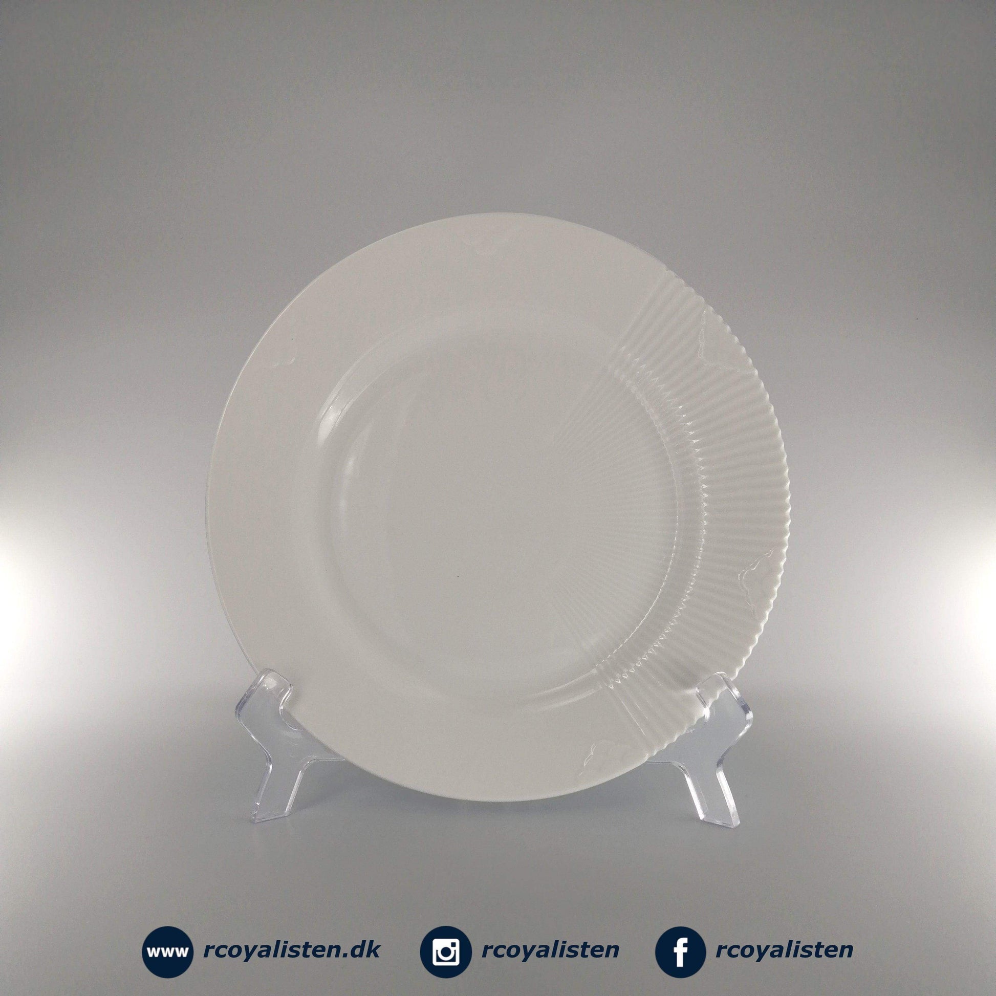 Hvid Elements Tallerken (22 cm) - RCoyalisten.dk