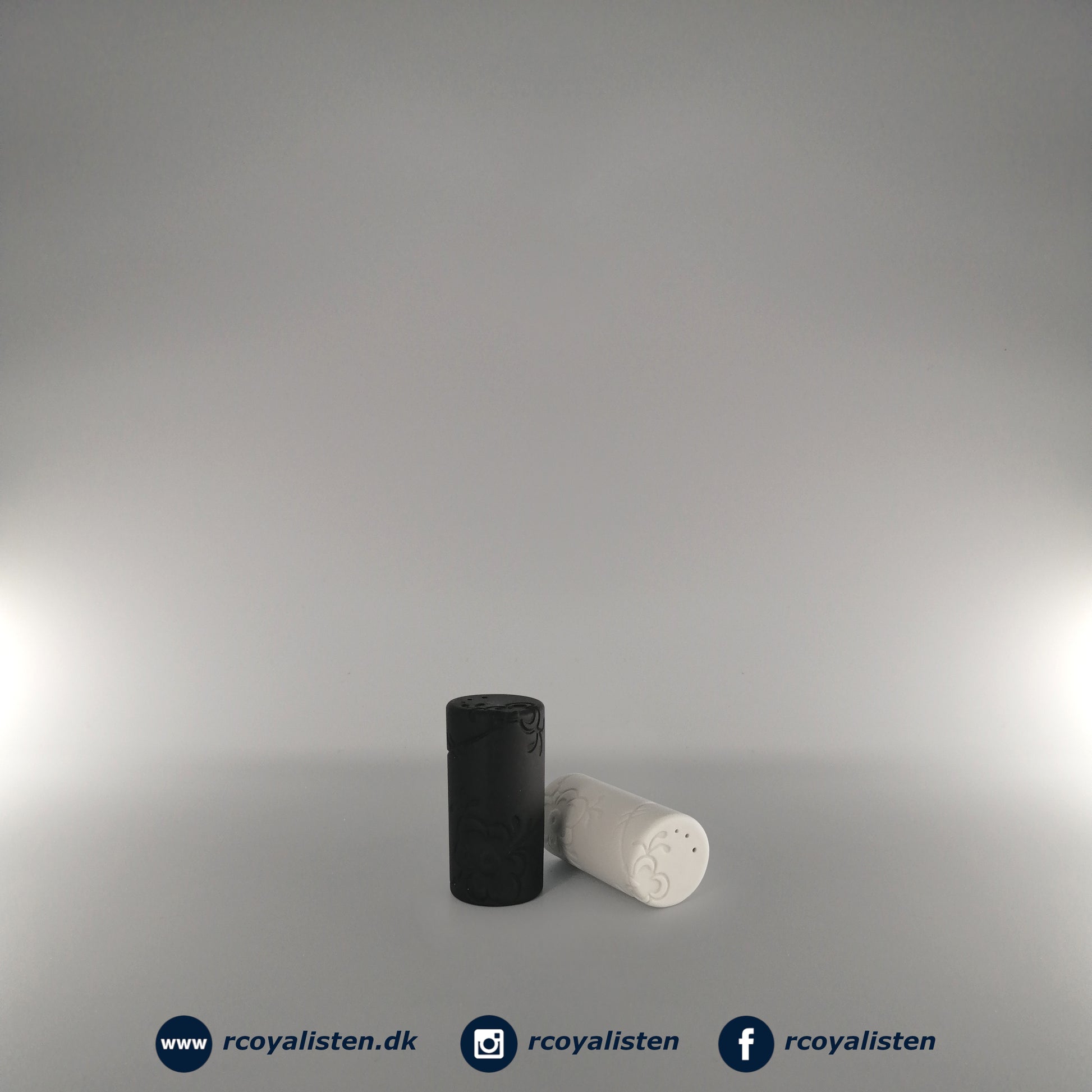 Royal Copenhagen Mega Riflet Salt & Peber (7 cm) - RCoyalisten.dk