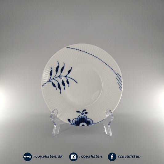Royal Copenhagen Blå Mega Riflet Dyb Tallerken (17 cm) - RCoyalisten.dk