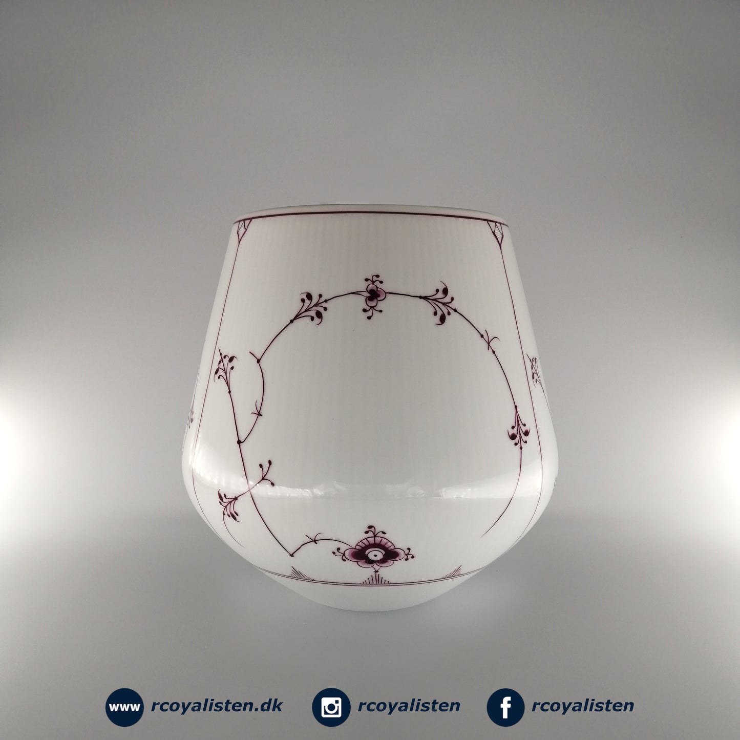 Royal Copenhagen Purpur Vase (20,5 cm / 380 cl) - RCoyalisten.dk